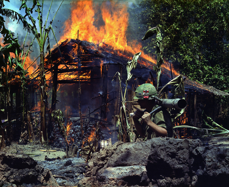 House Burning During War